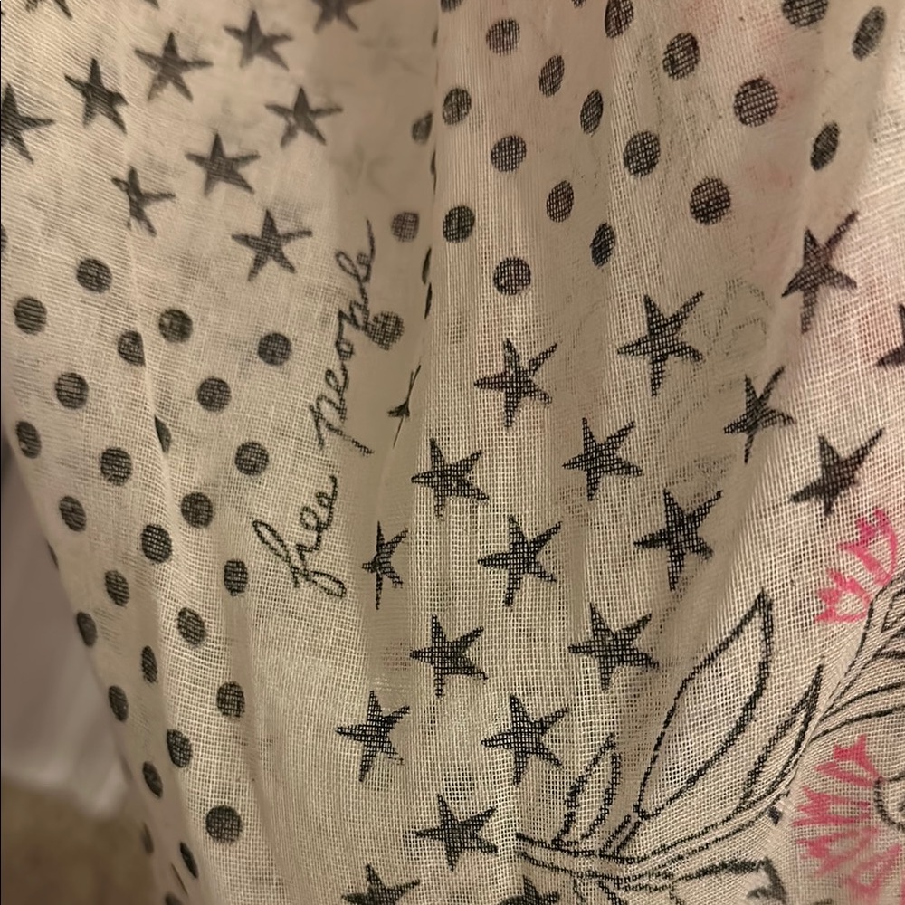 Patterned Cream Tote Bag - Picture 2 of 2